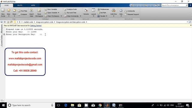 KEY BASED IMAGE ENCRYPTION AND DECRYPTION USING IMAGE PROCESSING смотреть онлайн