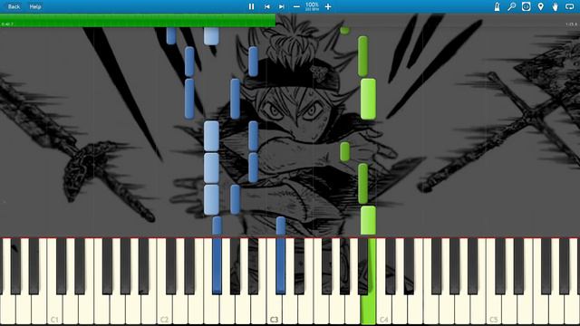 Black Clover OP 3 (Vickeblanka - Black Rover) | Piano Cover смотреть онлайн