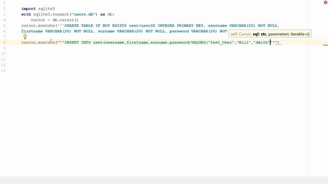 SQLlite and Python - Inserting Data into a Table Part 3 of 6 смотреть онлайн