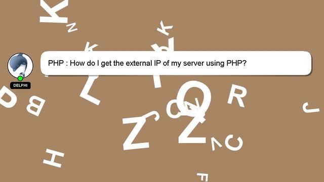PHP : How do I get the external IP of my server using PHP? смотреть онлайн