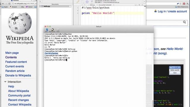 Python Hello World смотреть онлайн