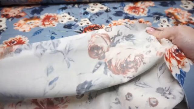 Шерсть рыжие цветы на синем смотреть онлайн