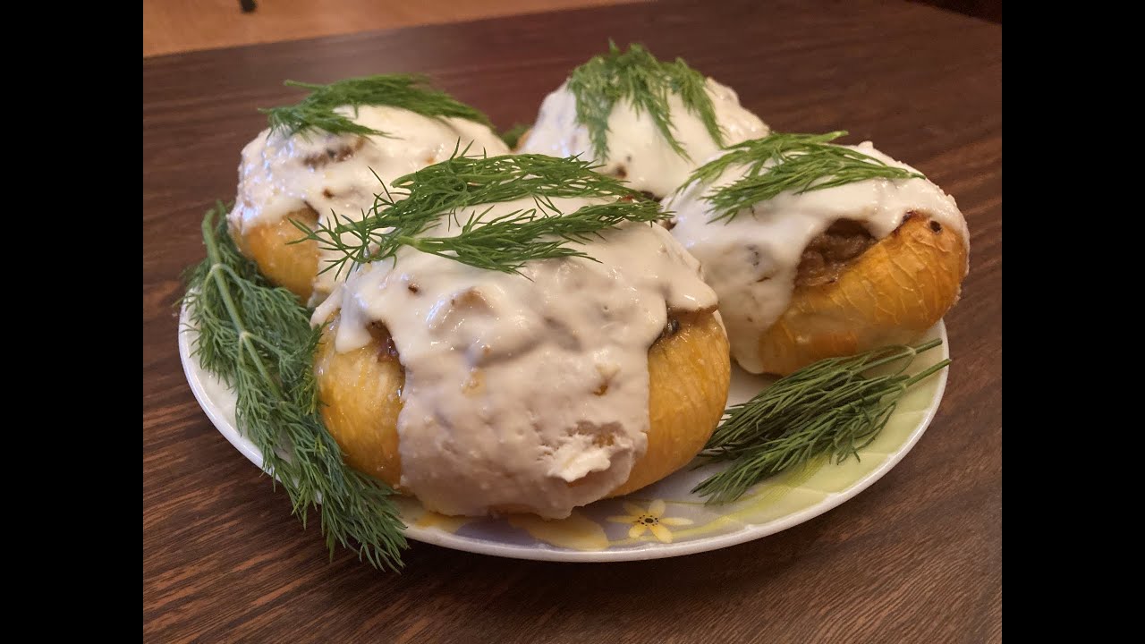 Запеченная Репа с грибами.