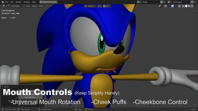 HD Heroes Sonic Rig Release (Blender 2.9-3.2) смотреть онлайн