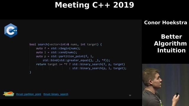 Better Algorithm Intuition - Conor Hoekstra @code_report - Meeting C++ 2019 смотреть онлайн