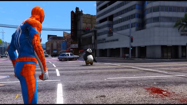 SPIDER-MAN VS PO - KUNG FU PANDA смотреть онлайн