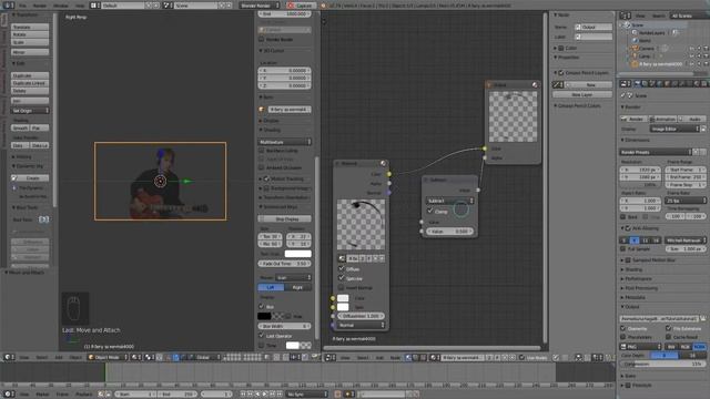 Blender 3D: Как сделать появляющимся и исчезающим клип в параллакс сцене смотреть онлайн