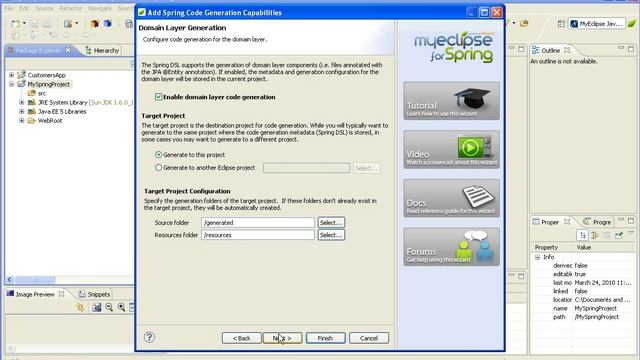 Spring Tutorial - Initializing and Bootstrapping a Project for Spring смотреть онлайн