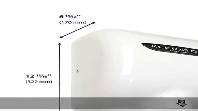 Excel Dryer XLERATOR XL-BW 1.1N High Speed Commercial Hand Dryer, White Thermoset Cover, Automatic смотреть онлайн