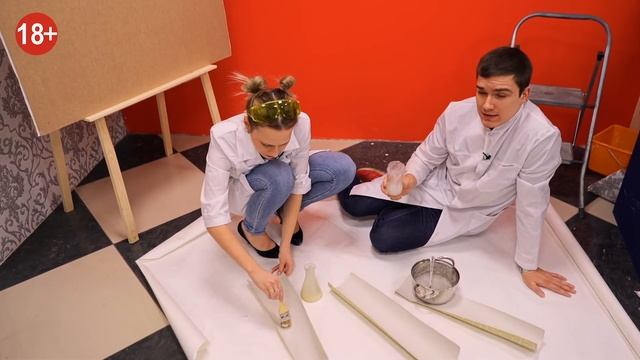 Чокнутые обойщики. Как приготовить клей дома. Новая рубрика на канале Настенный бизнес. смотреть онлайн