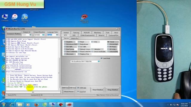 Format Factory Nokia 3310 and All Nokia by tool and USB-GSM Hung Vu. смотреть онлайн