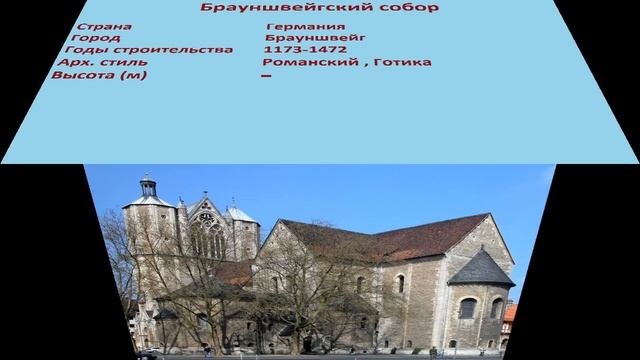 Брауншвейгский собор (Брауншвейг) смотреть онлайн