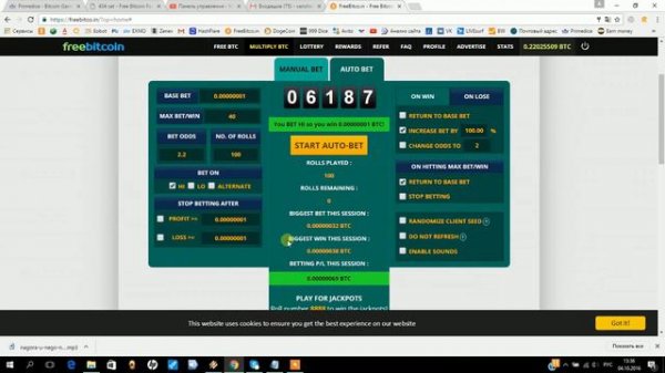 Заработок freebitco in   Как не слить баланс1