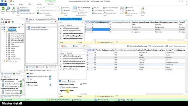 SQL Database Studio - Master detail смотреть онлайн