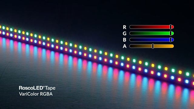 RoscoLED Tape VariColor: RGBA Color Range смотреть онлайн