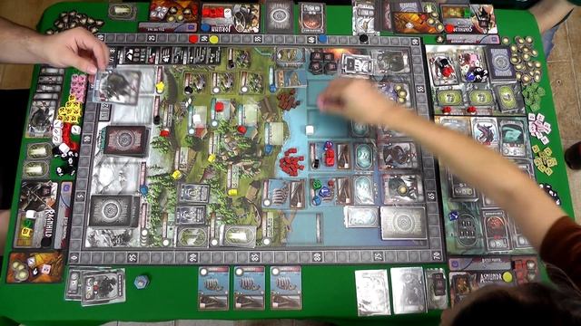 Играем в "Champions of Midgard" с двумя дополнениями. Партия на 4-х смотреть онлайн