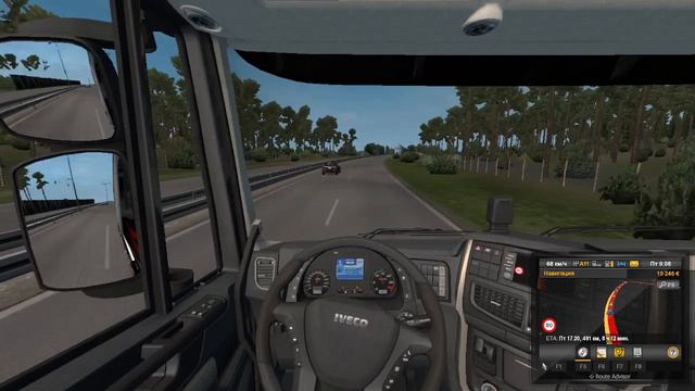 Играю в euro truck simulator 2 Едим в Оденси-6 часть смотреть онлайн