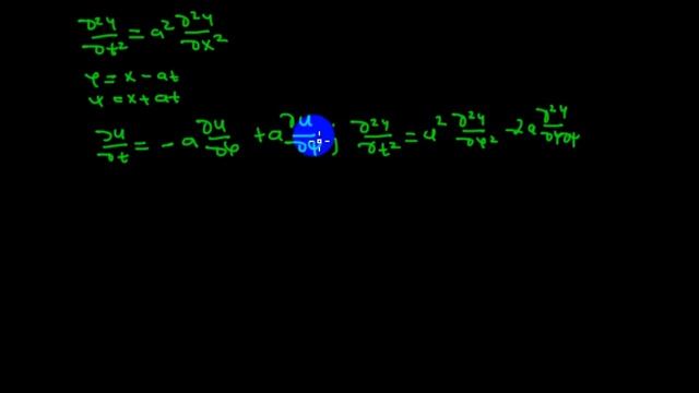 Классические уравнения | волновое уравнение | приведение к каноническому виду одномерного уравнения смотреть онлайн