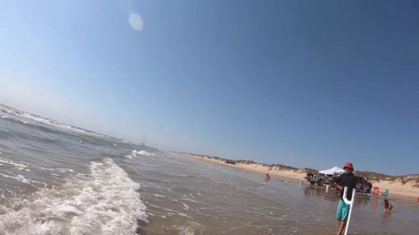 Limits of Redfish Surf Fishing at the Corpus Christi Beach During the Mullet Run of 2020 P.I.N.S