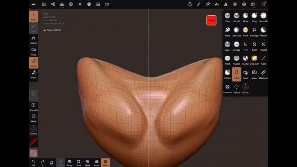 Nomad Sculpt урок 1. Базовые инструменты