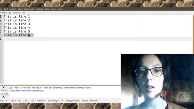 THE DIFFERENCE BETWEEN a AND a+ WITH fopen FUNCTION - c language смотреть онлайн