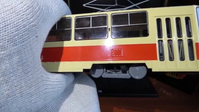 Вагон трамвая "Татра Т6B5". Масштабная модель 1:43 от SSM смотреть онлайн