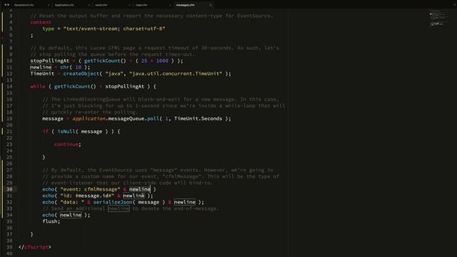 EventSource And Generating Server-Sent Events In ColdFusion / Lucee CFML смотреть онлайн