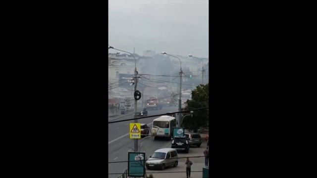 Пожар в центре Томска: 29 июля смотреть онлайн