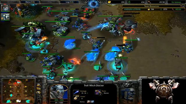 Sylvanas - Dark Ranger - 3v3 - Warcraft 3 - WC3- Rubattlenet. смотреть онлайн