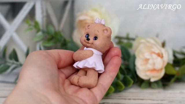 ОБЗОР фигурок из полимерной глины / Фимо / Fimo / Polymer clay / Мишка смотреть онлайн