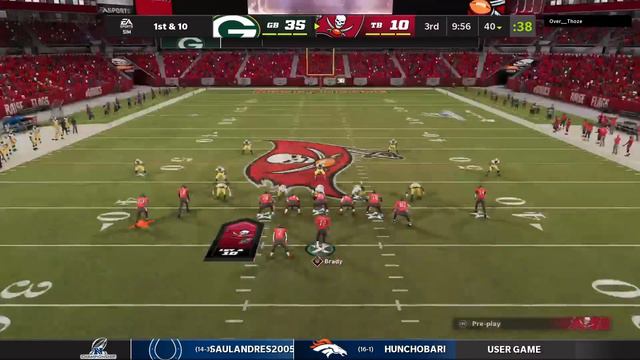 Madden Franchise GB vs TB смотреть онлайн