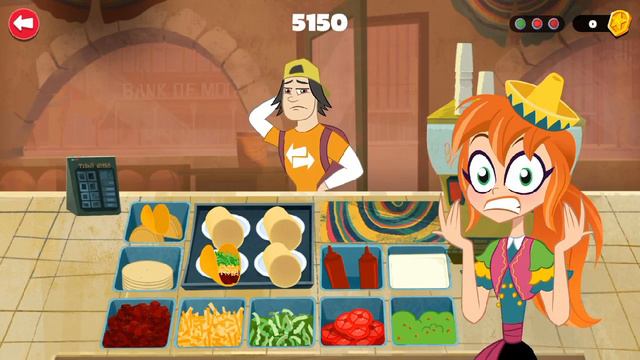 DC Super Hero Girls Game. BatGirl - Буррито-Блиц