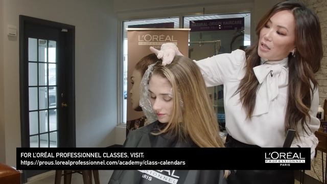 French Balayage + Gloss Hair Color How To смотреть онлайн