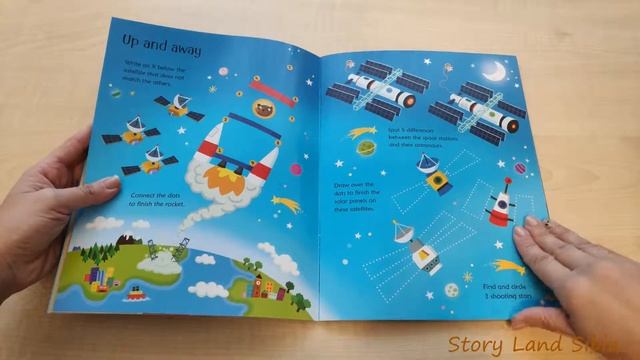 Wipe clean space activities - Usborne смотреть онлайн