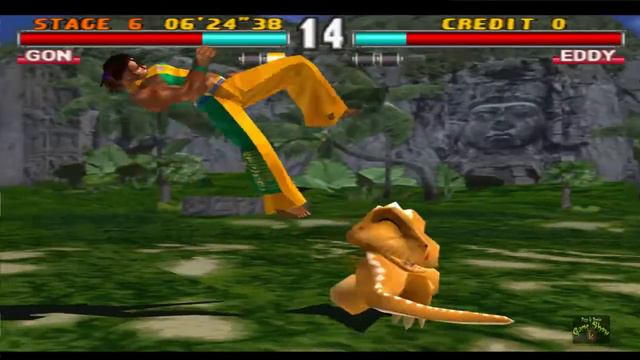 проходим Tekken 3 PS1 - серия 2 Гон смотреть онлайн