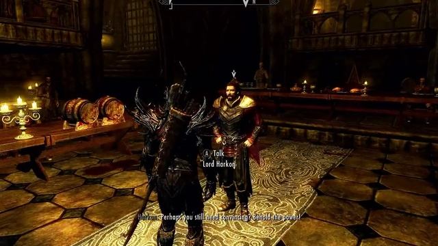 Skyrim Dawnguard Game Bug Lord Harkon смотреть онлайн