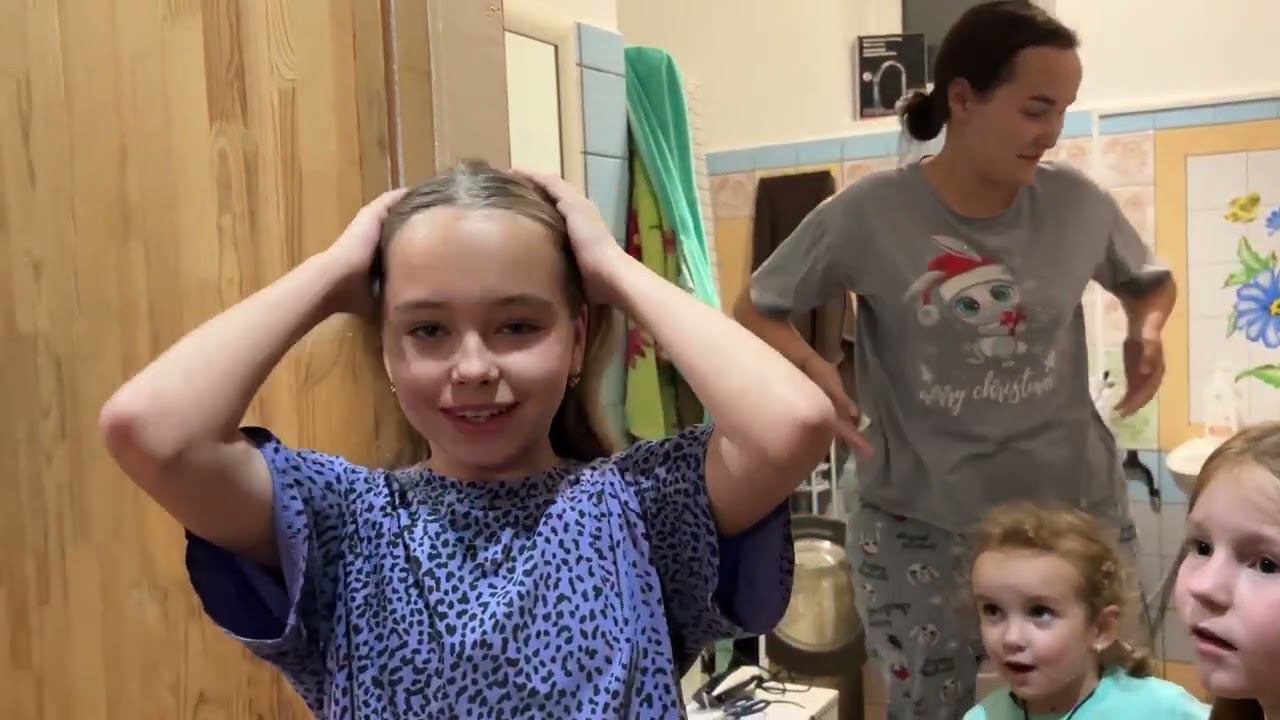 НАСТЯ ВСЕХ ДЕВЧОНОК ПОДСТРИГЛА, Я ПЛАЧУ. 31.05.24. смотреть онлайн