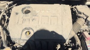 Toyota Corolla при запуске на холодный двигатель скрежет