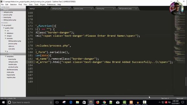 Inventory Management System | Adding Brands | PHP,Mysqli,Ajax| Part 14 смотреть онлайн