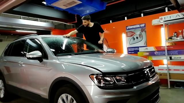 Комплексная оклейка автомобиля Volkswagen Tiguan Пленкой 3M | #PlenkiSPb смотреть онлайн