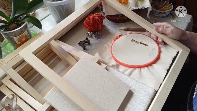 Деревянные рамки или пяльца? Ковровая вышивка. смотреть онлайн