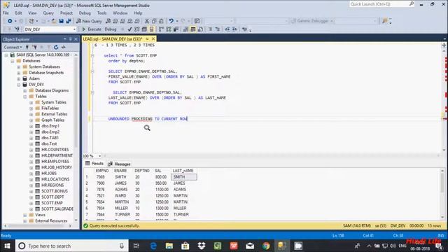 SQL Server FIRST, LAST Aggregate functions Explain in Hindi смотреть онлайн