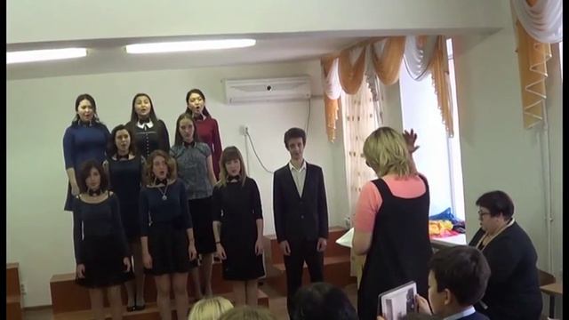 Новогодний капустник в Карагандинском колледже искусств им. Таттимбета 23.12.16 смотреть онлайн