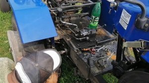 Ремонт сцепления за 312 рублей, минитрактор Русичь
