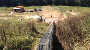 Заливка плиты, выравнивание бетона (часть 1)