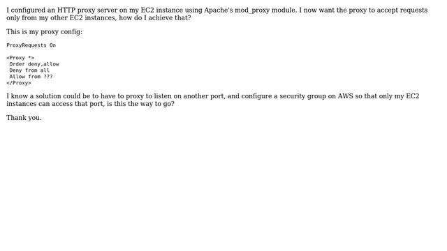 Configure HTTP proxy on Amazon EC2 смотреть онлайн