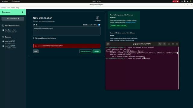 CARA MENGATASI CONNECTION MONGODB RECCONNREFUSED 127.0.0.127017 DI UBUNTU 22.04 смотреть онлайн
