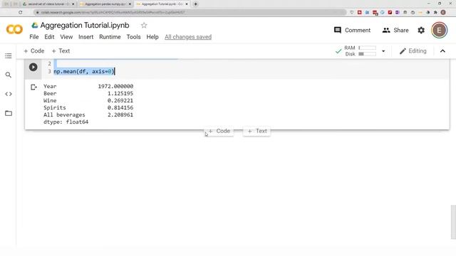 Mean & Median for Dataframe, Columns, Rows using Numpy VS Python смотреть онлайн