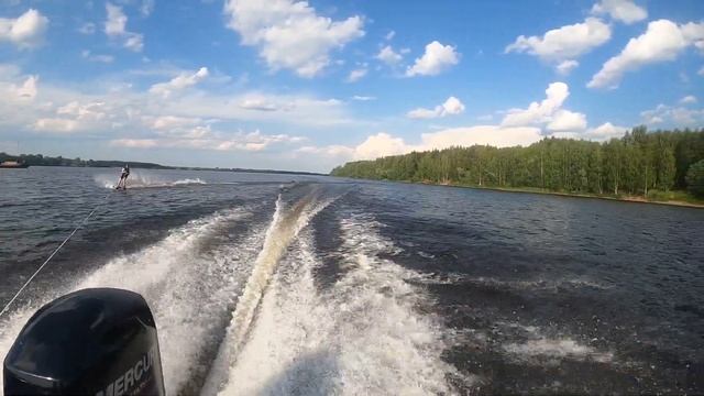 Как научиться кататься на водных лыжах. (Blast 63 HO Sports) (Волжанка VOLZHANKA 49) смотреть онлайн