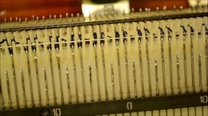 Вязание резинки 2*2 ( ластик) на вязальной машине Нева 5 ( Ладога 4)